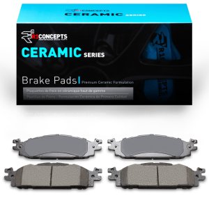 Ford Taurus Brake Pads - Front - R1 Concepts - Ceramic - `09-`19